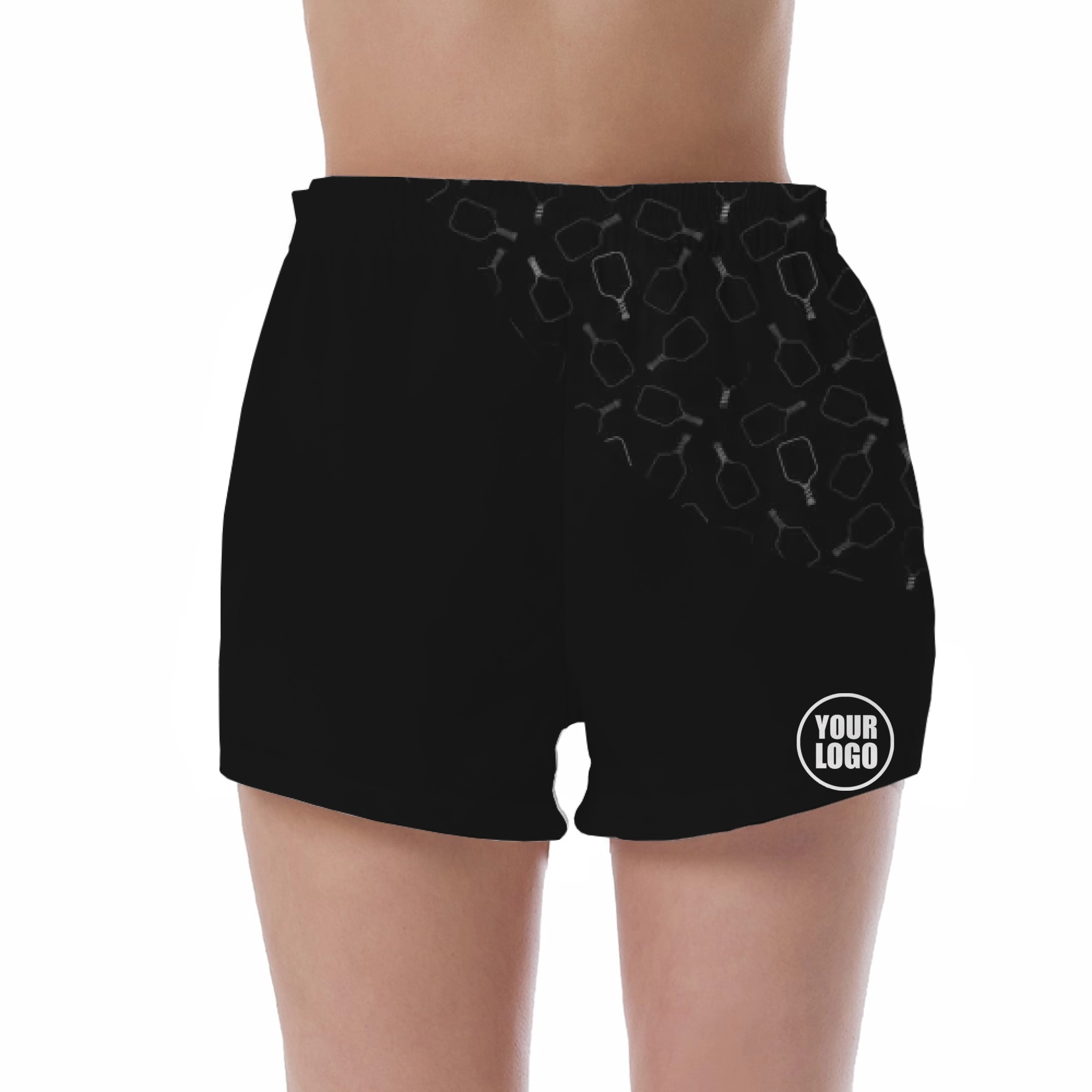 Picklewin Women's UV Protection Shorts With Special Pickleball Pattern