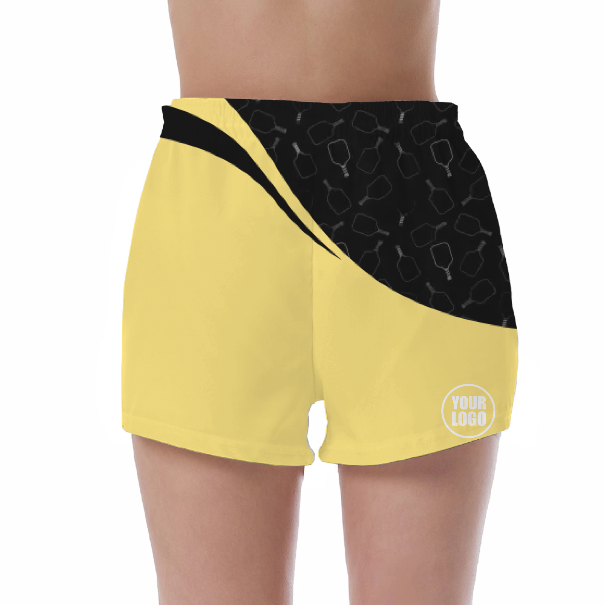 Picklewin Women's UV Protection Shorts With Special Pickleball Pattern
