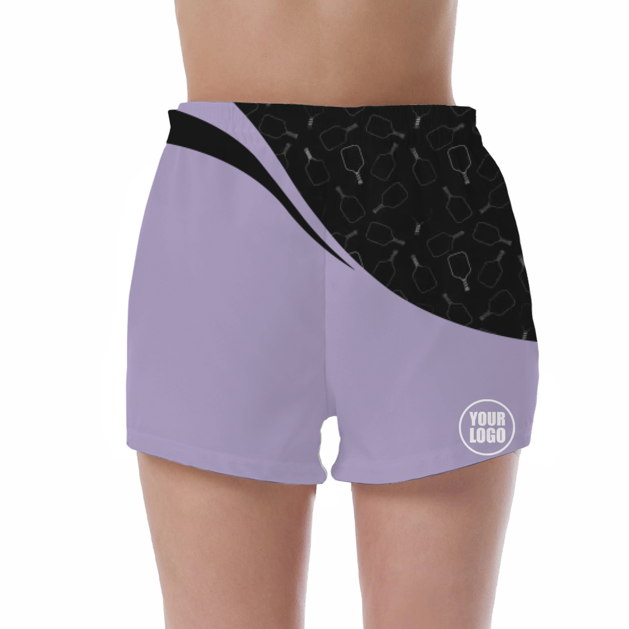 Picklewin Women's UV Protection Shorts With Special Pickleball Pattern