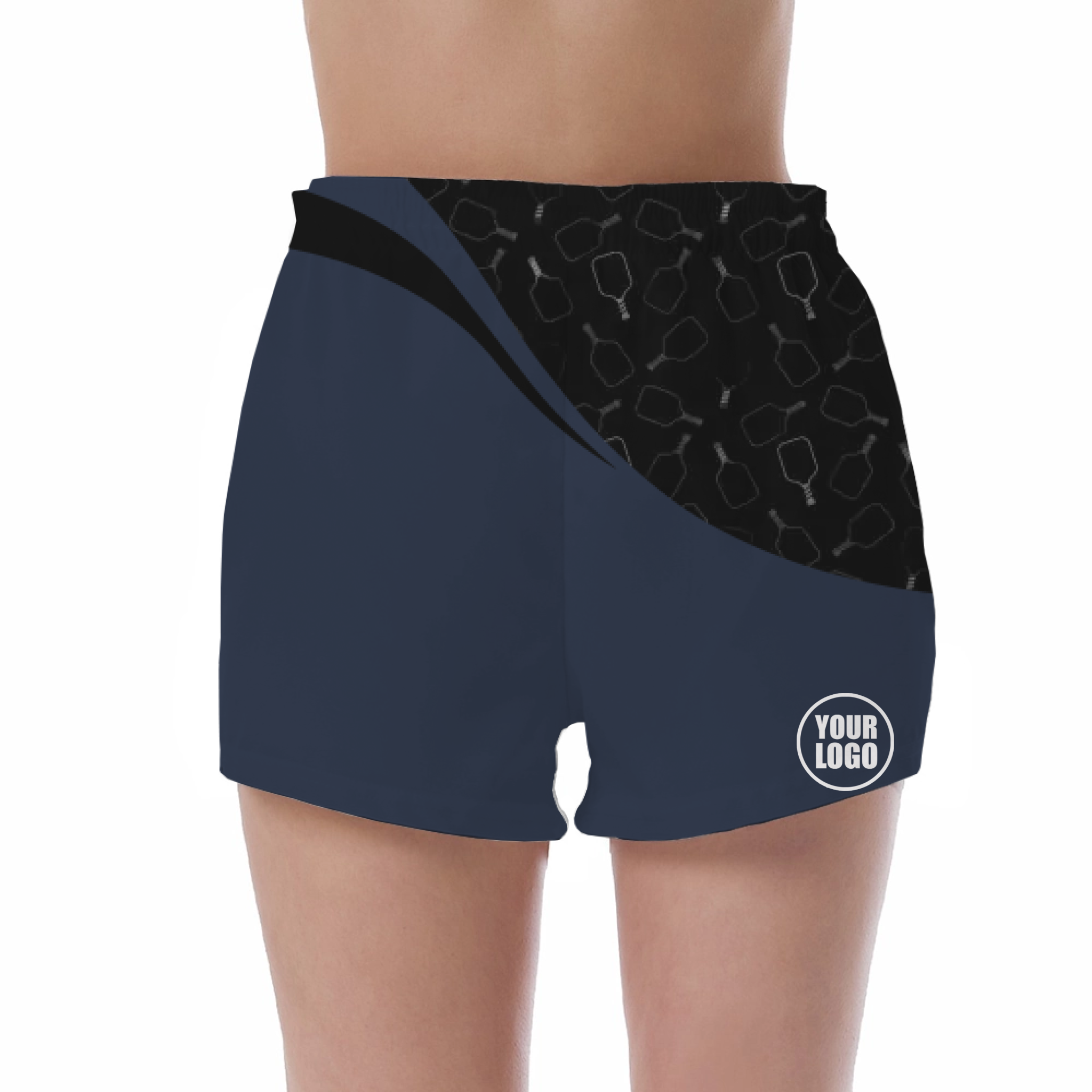 Picklewin Women's UV Protection Shorts With Special Pickleball Pattern