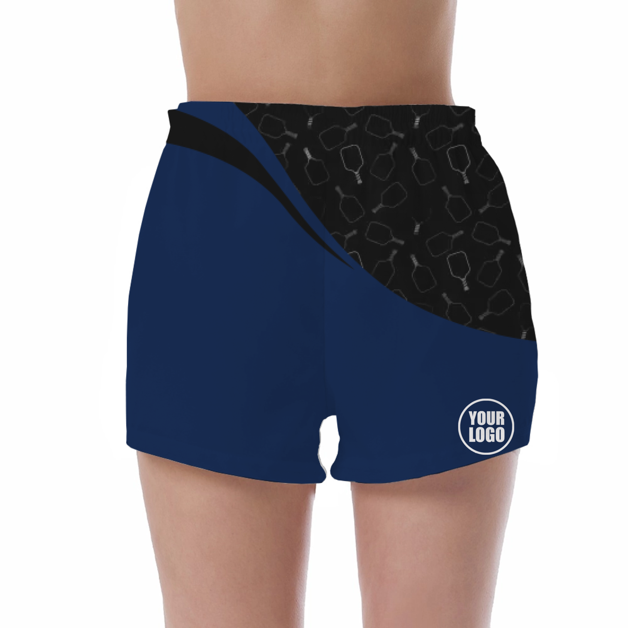 Picklewin Women's UV Protection Shorts With Special Pickleball Pattern