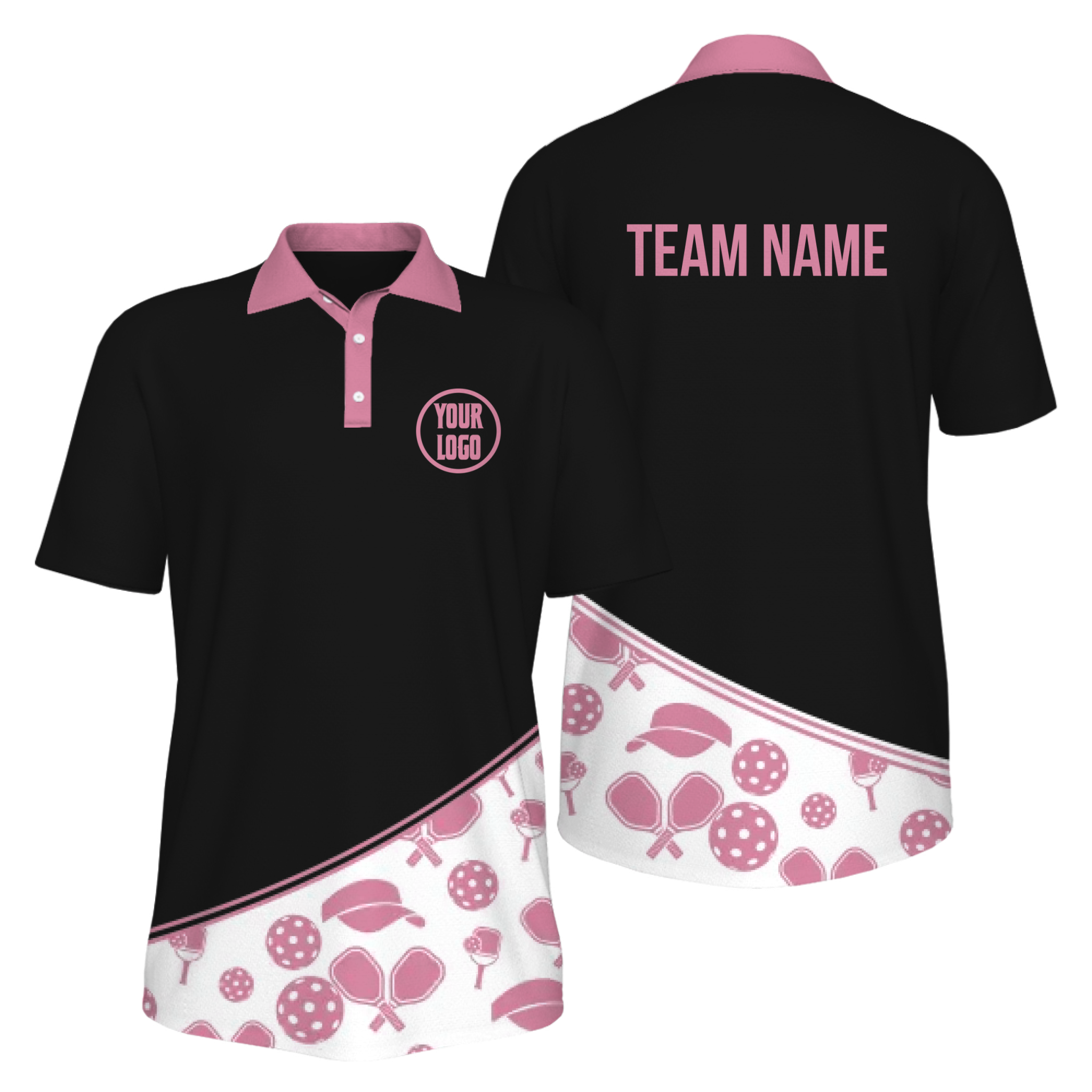 Picklewin Youthful Customized UV Protection Polo Shirt For Men