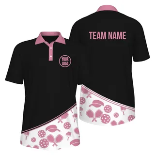 Picklewin Youthful Customized UV Protection Polo Shirt For Men