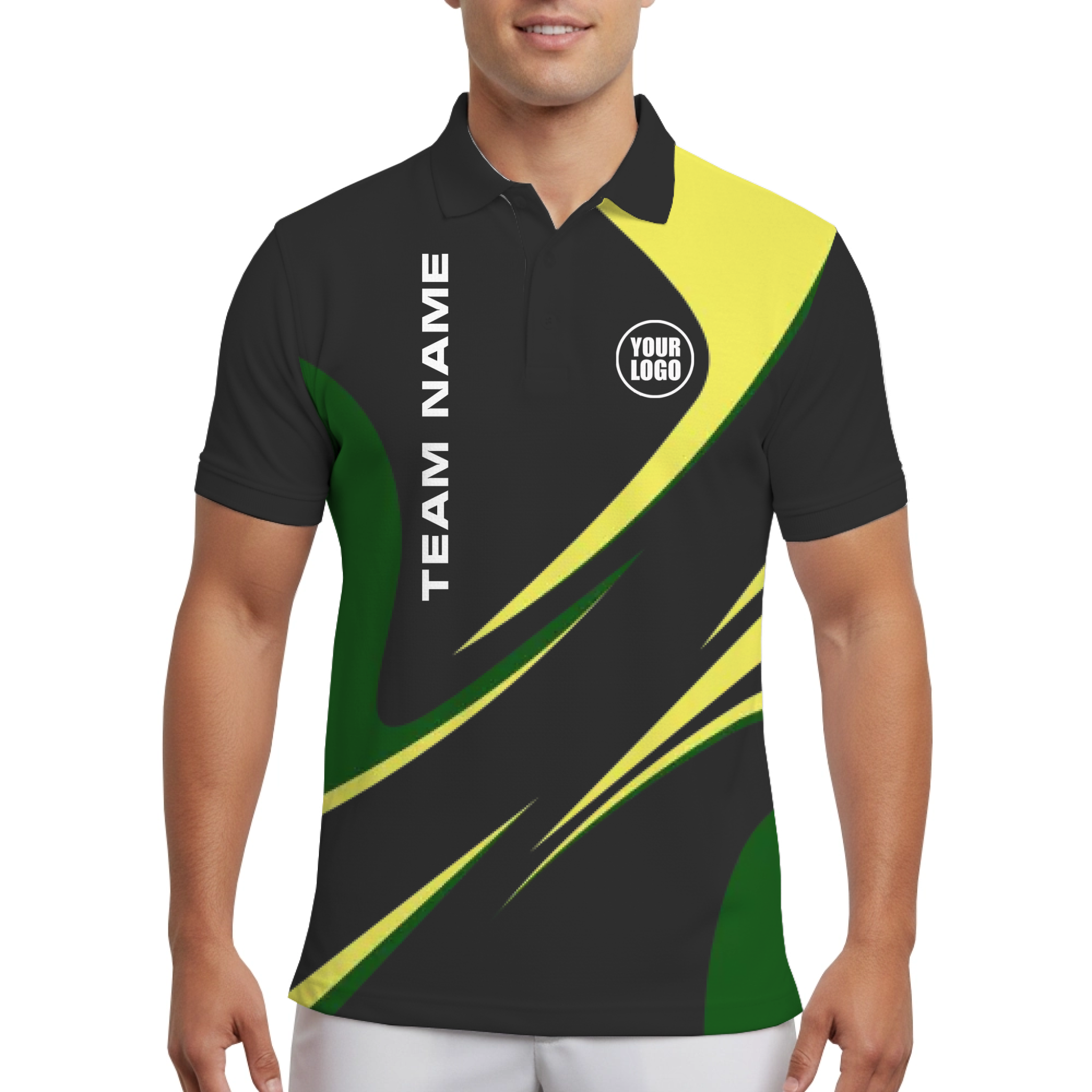 Picklewin Custom Logo And Team Name UV Protection Polo Shirt For Men