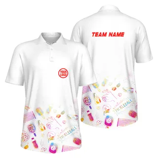 Picklewin Custom Name Pickleball Men's Polo
